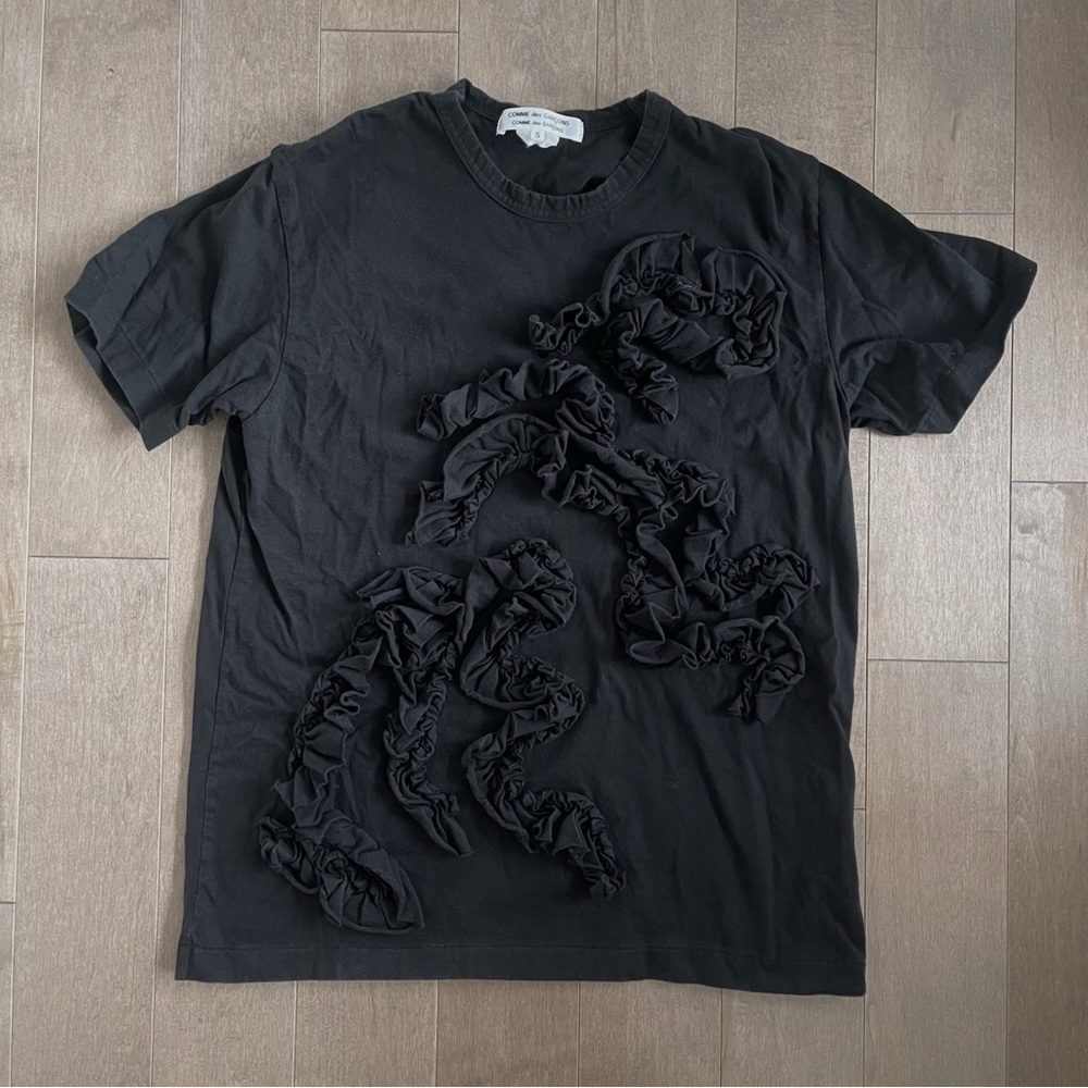 🖤 comme des garçons ruched top (wore only a couple of times)